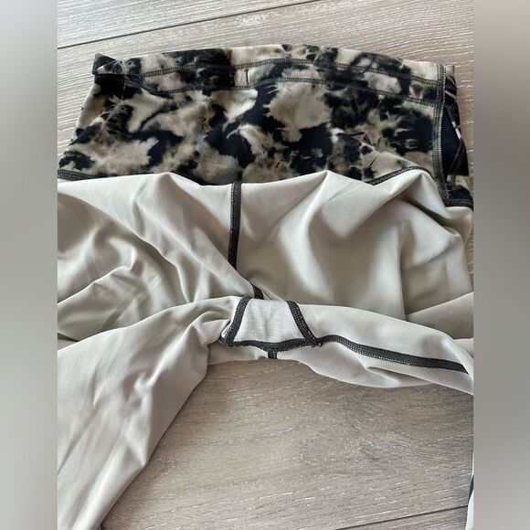 WUNDER TRAIN HIGH-RISE TIGHT 25” | Dispersed Light Raw Linen Multi - Picture 10 of 10